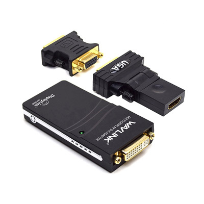 WAVLINK USB 2.0 to DVI/VGA/HDMI Display Adapter – Multi-Monitor Support up to 1080p
