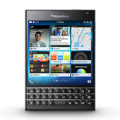 BlackBerry Passport QWERTZ Factory Unlocked 4G LTE Smartphone 32GB – Black