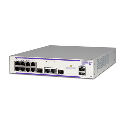 Alcatel-Lucent OS6350-P10 Switch | 10 PoE+ Ports | 20 GB/s Data Transfer