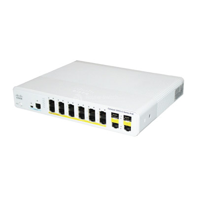 Cisco WS-C2960C-12PC-L Network Switch | Compact PoE LAN Switch