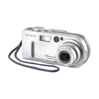 Sony DSCP7 Cyber-shot 3.2MP Digital Camera with 3x Optical Zoom | Pre-Owned