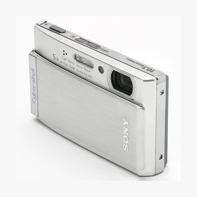 Sony Cybershot DSCT300/B 10.1MP Digital Camera – Silver | Used, No Charger