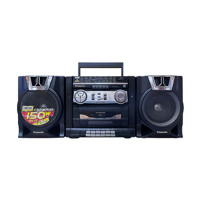 National Panasonic RX-CS730M2 Vintage  Stereo Cassette Player Music System – Collectible Retro Audio Gear