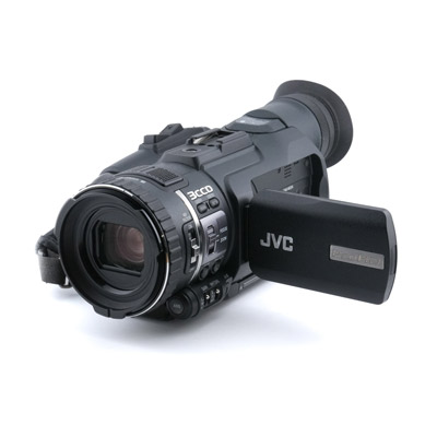 JVC GY-HM100 HD Camcorder – Dual SDHC Professional Hand-Held Camera (No Charger)