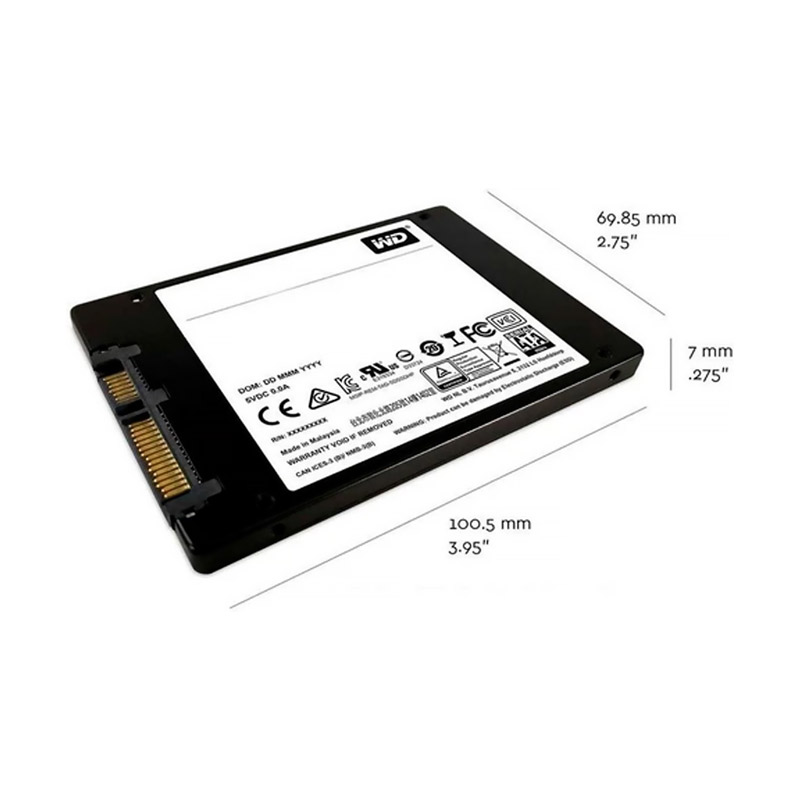 Western Digital 120GB Green SATA III 2.5" Internal SSD | WDS120G1G0A