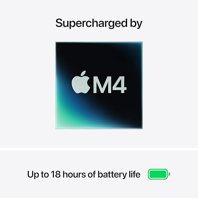 Apple 2025 MacBook Air (15-inch, Apple M4 chip with 10-core CPU and 10-core GPU, 16GB Unified Memory, 512GB)