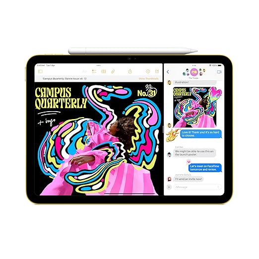 Apple iPad 11″: A16 chip, 27.69 cm (11″) Model, Liquid Retina Display, 128GB, Wi-Fi 6, 12MP Front/12MP Back Camera