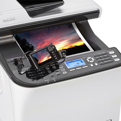 Ricoh SP C250SF A4 Colour Multifunction Laser Printer | Print, Copy, Scan, Fax