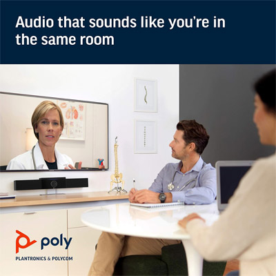 Poly Studio 4K USB Video Conference System | Camera, Mic & Speaker Bar – Condition: Camera Not Working