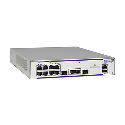 Alcatel-Lucent OS6350-P10 Switch | 10 PoE+ Ports | 20 GB/s Data Transfer