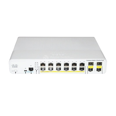 Cisco WS-C2960C-12PC-L Network Switch | Compact PoE LAN Switch