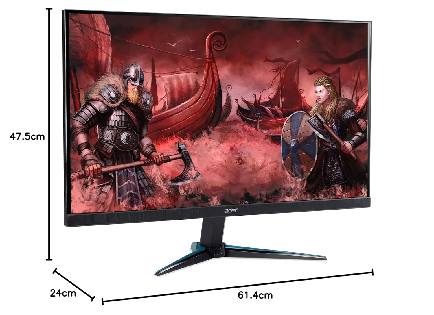 Acer Nitro Vg271U M3 27 Inch IPS Wqhd 2560X1440 Pixels Gaming Backlight Led LCD Monitor|180Hz Refresh