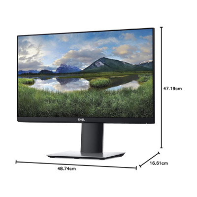Dell P2219H 21.5" LED Monitor | Full HD IPS Display, Sleek Black Design