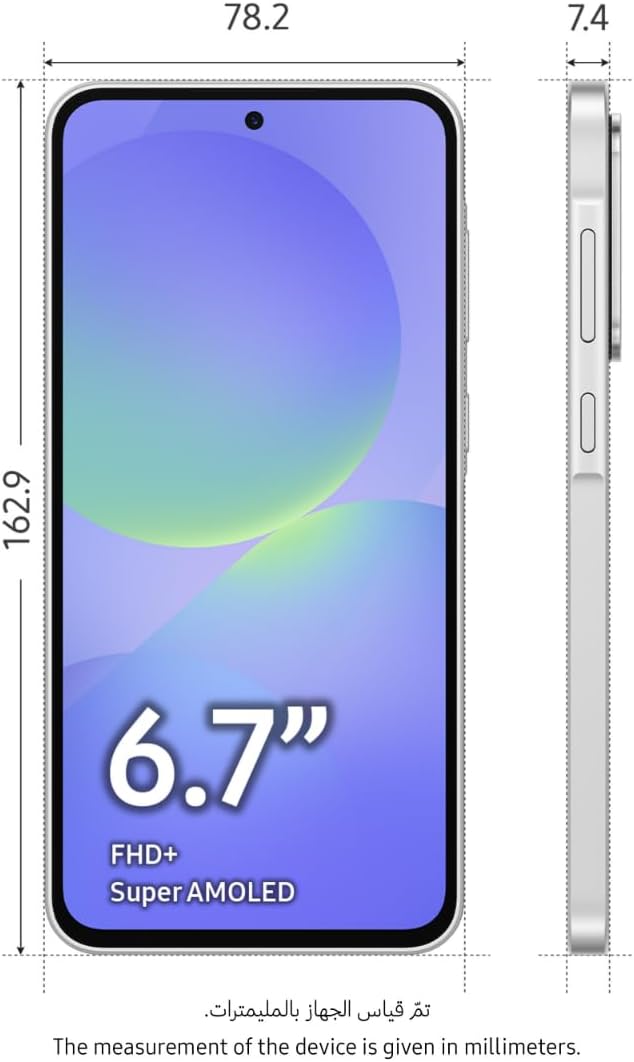  Samsung Galaxy A36 5G, Android Smartphone, 256GB Storage, 8GB RAM, Awesome White