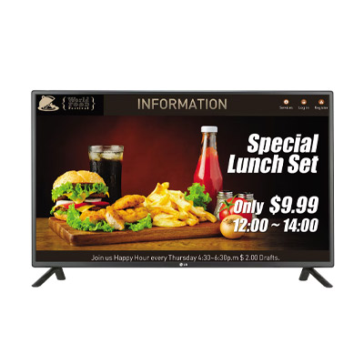 LG 47LS33A-5B 47" Full HD Commercial IPS Monitor – 1920x1080, Wide Viewing Angles