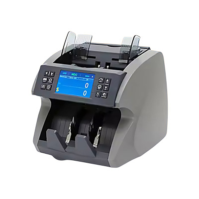 Money Counter Machine with Counterfeit Detector – Mixed Denomination Bill Counter with Value Counting
