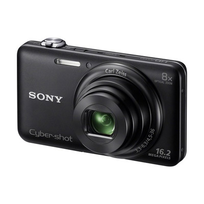 Sony DSC-WX80/B 16.2 MP Digital Camera (Black) – Working Condition + 4GB SD Card