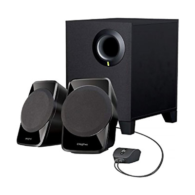 Creative Inspire 2.1 A120 Speakers | Wired Remote, Black