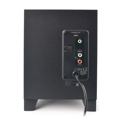 Creative Inspire 2.1 A120 Speakers | Wired Remote, Black