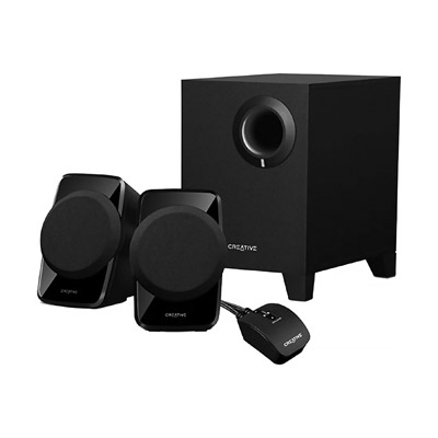 Creative Inspire 2.1 A120 Speakers | Wired Remote, Black
