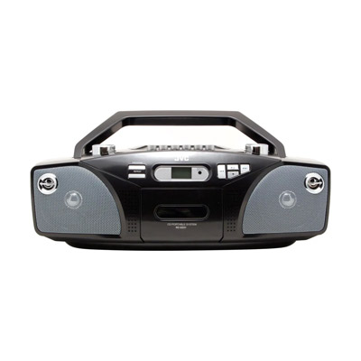 JVC RC-EZ37V Portable CD Radio Cassette Player Recorder | Hyper Bass Sound System