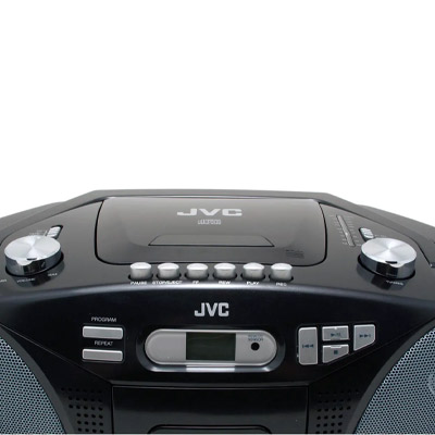 JVC RC-EZ37V Portable CD Radio Cassette Player Recorder | Hyper Bass Sound System