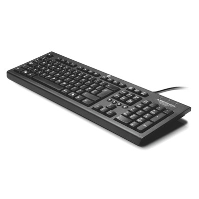 HP KU-1516 USB QWERTY Office Keyboard – Aesthetic Black, Durable & Comfortable